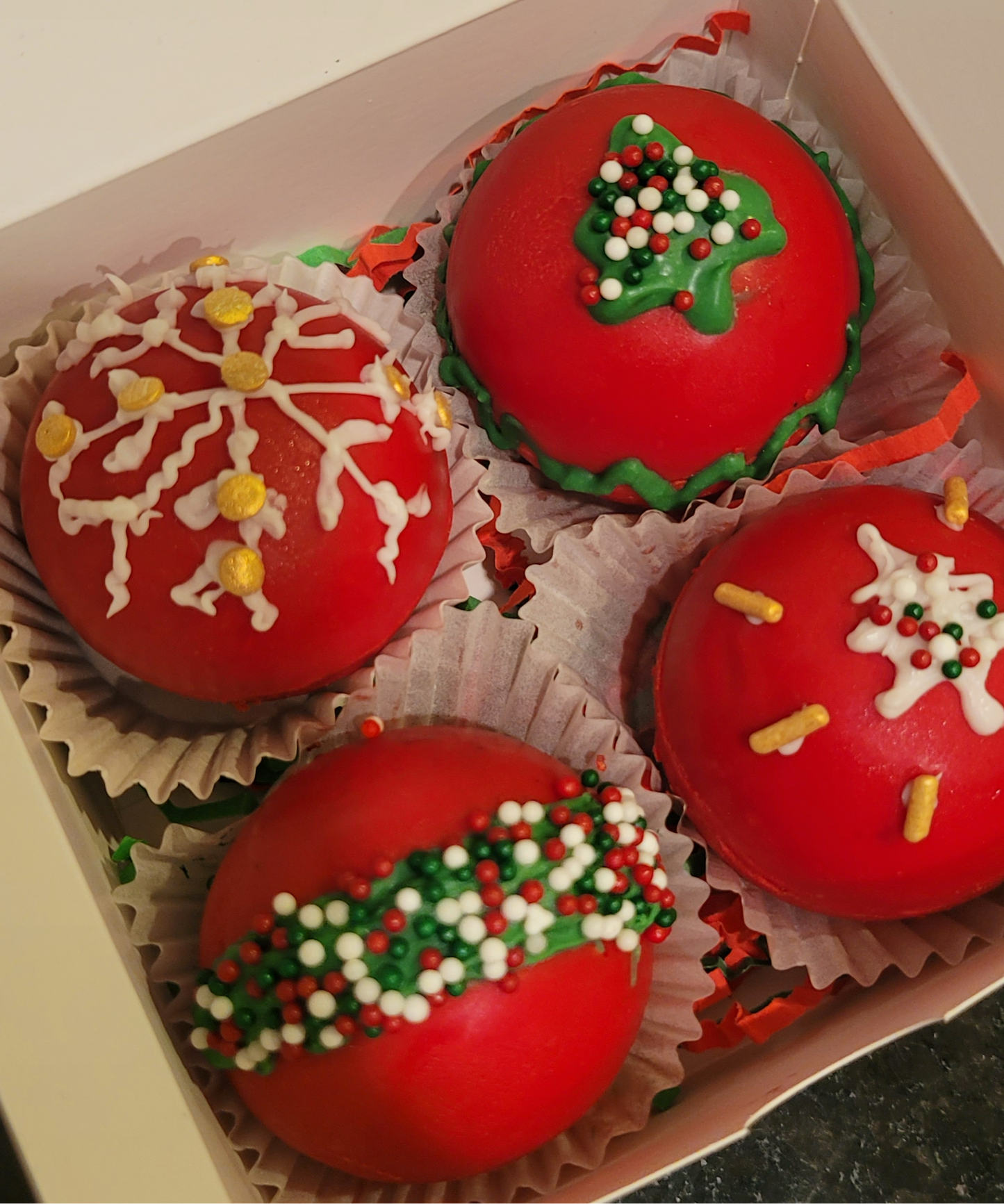 Bombas de Chocolate de Navidad 4U