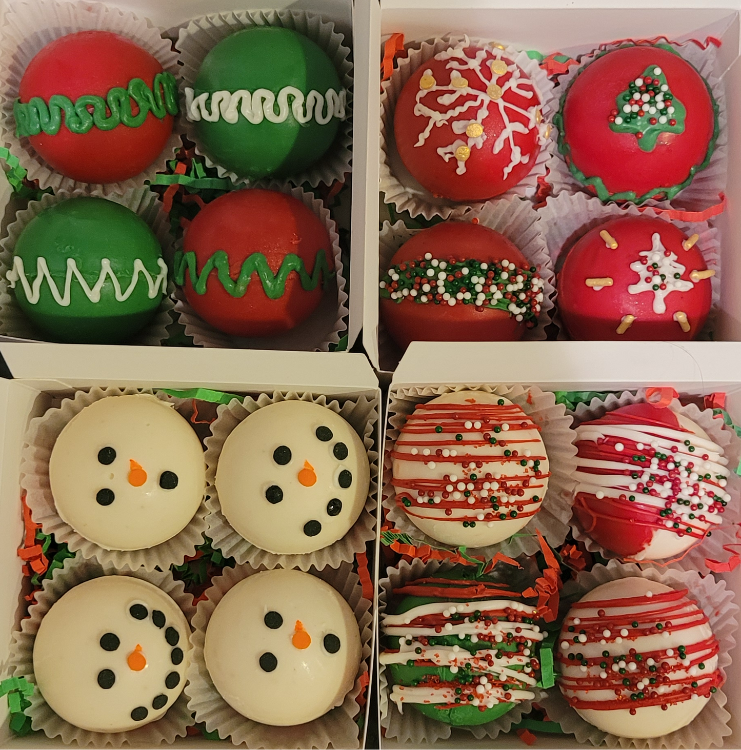 Bombas de Chocolate de Navidad 4U